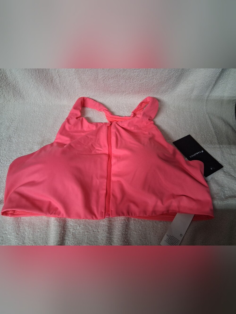 Women's Fabletics Neon Pink Sports Bra